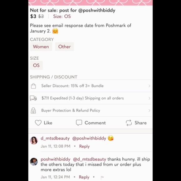 ⚠️⚠️@poshwithbiddy⚠️TRADE SCAMMER⚠️WARNING⚠️⚠️ - Picture 7 of 7